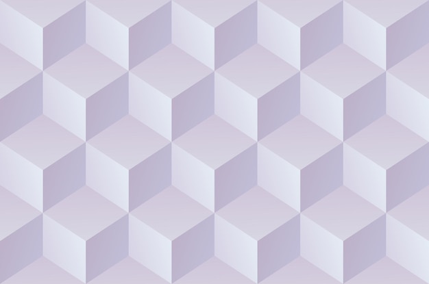 Vector abstract mosaic blue background with 3d cubes.