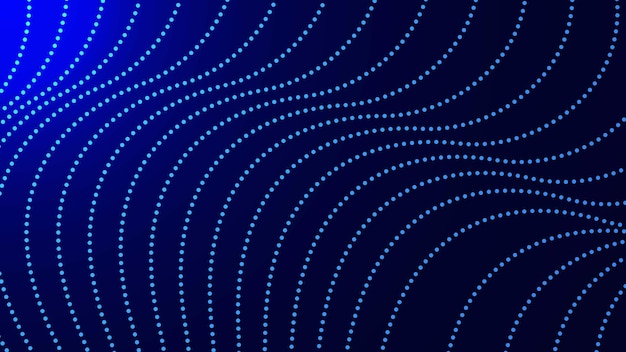 Vector abstract motion waving dots texture for technology digital wave concept background design