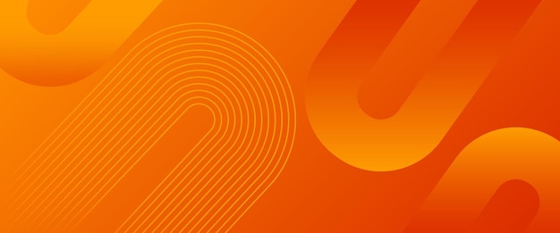 abstract orange background with glowing diagonal rounded lines