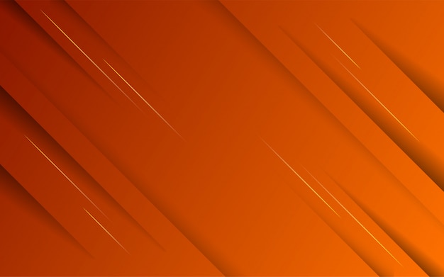Vector abstract orange gradient geometric light background with scratches effect