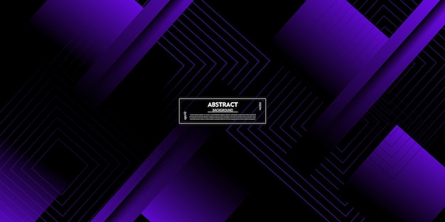 abstract overlapping square 3d background with gradient purple color design trendy pattern