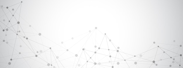 abstract plexus background with connecting dots and lines. global network connection, digital technology and communication concept.