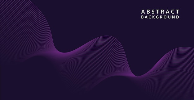 Vector abstract purple wave background elegant design for presentations websites and branding vector