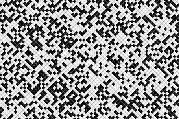 Vector abstract square pattern of black and white design background.