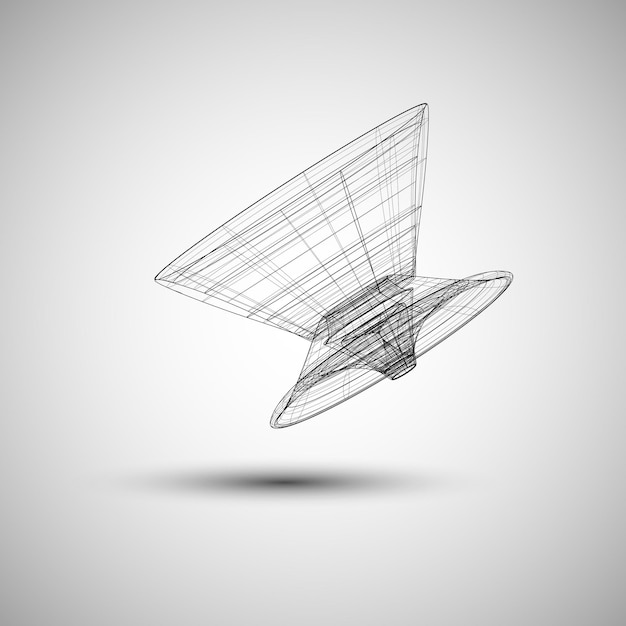 Vector abstract stylish technology