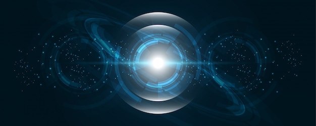 Vector abstract technology background hi-tech communication concept