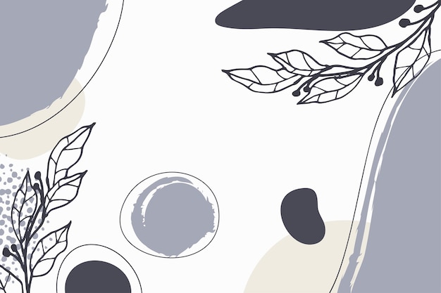 Vector abstract trendy artistic background template