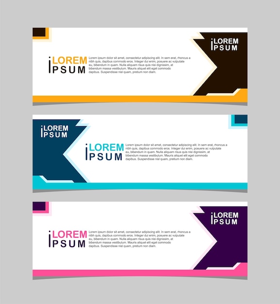 abstract vector design banner web template banner design eps 10