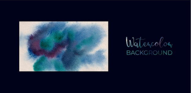 Vector abstract watercolor paint background vector illustration design
