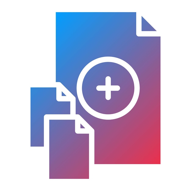 Vector add file icon vector image can be used for documents and files
