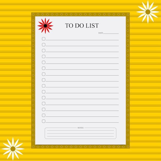 aesthetic to do list notes task management