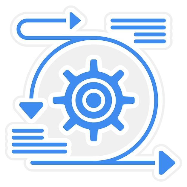 Vector agile icon vector image can be used for computer programming