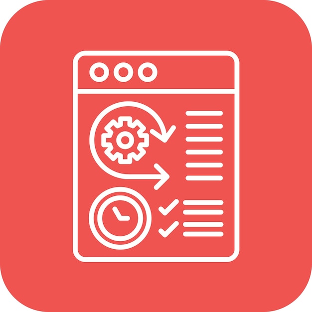 Vector agile software development icon vector image can be used for no code