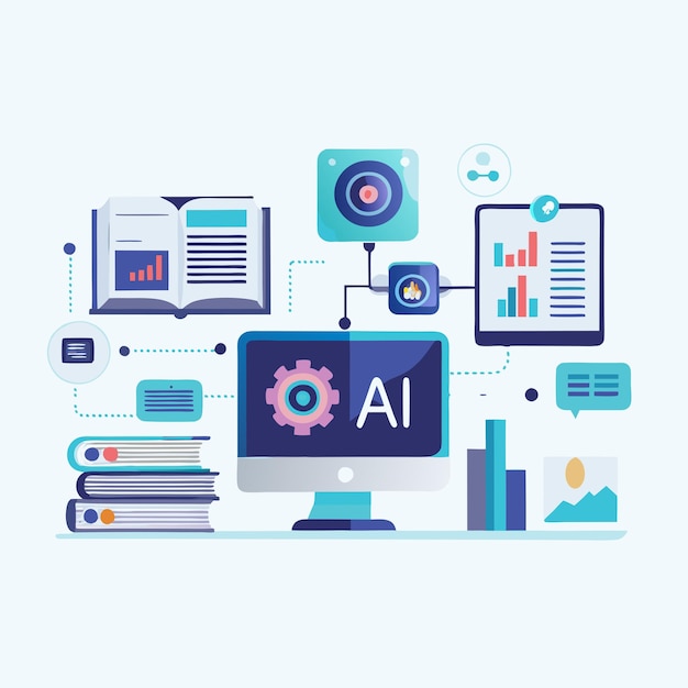 Vector ai enhanced storytelling vector infographics