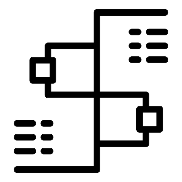 Vector algorithm flowchart showing data processing steps