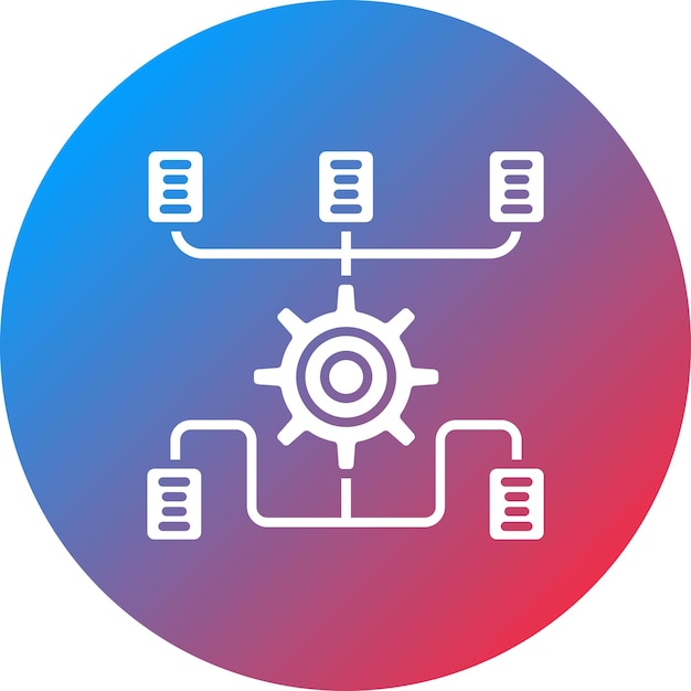 Vector algorithm icon vector image can be used for computer programming