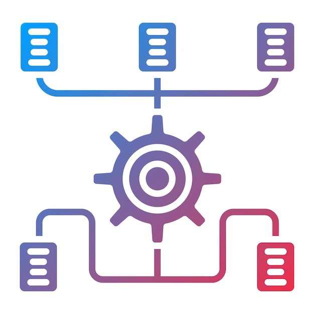 Vector algorithm icon vector image can be used for computer programming
