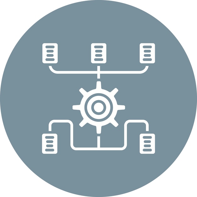 Vector algorithm vector icon can be used for computer programming iconset
