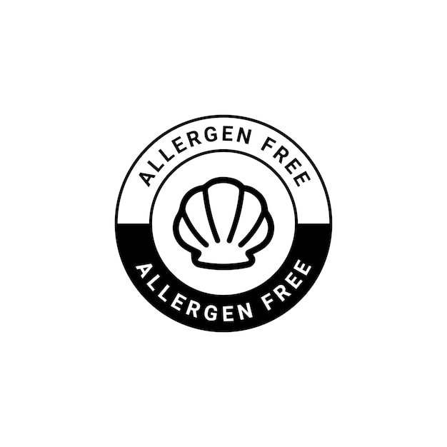 Vector allergen free icon