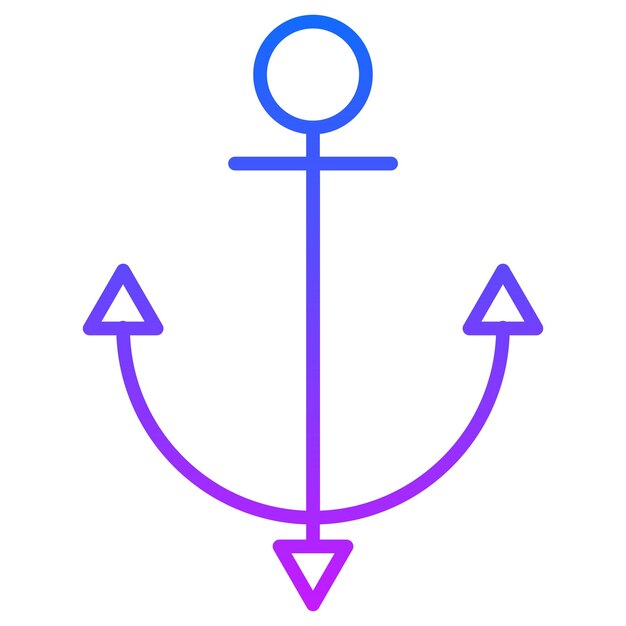 Vector anchor icon