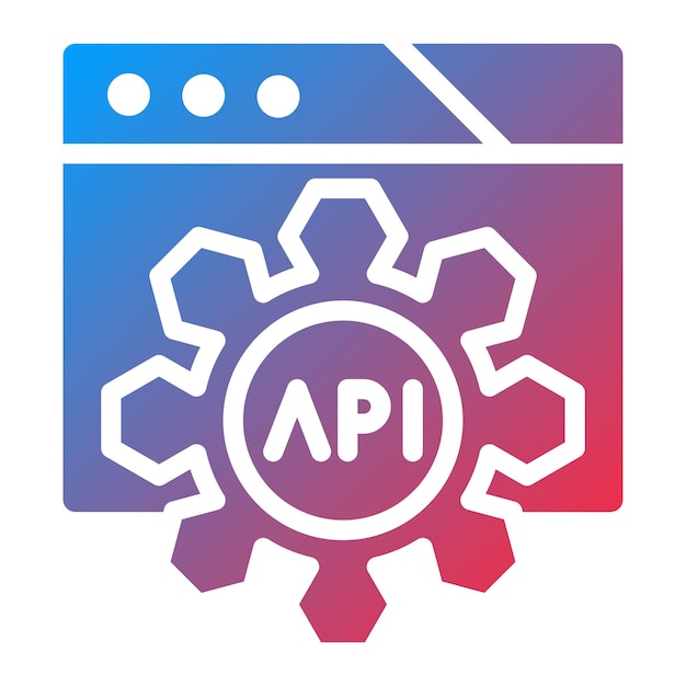 Vector api testing icon vector image can be used for software testing