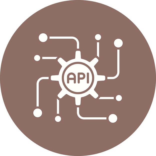 Vector api vector icon can be used for computer programming iconset