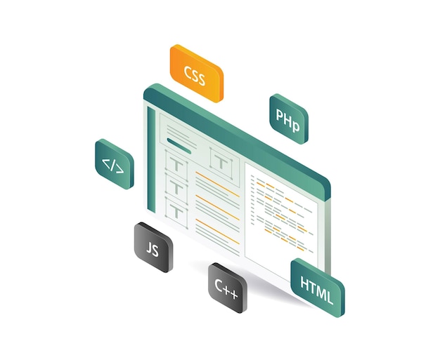 Vector application developer with programming language