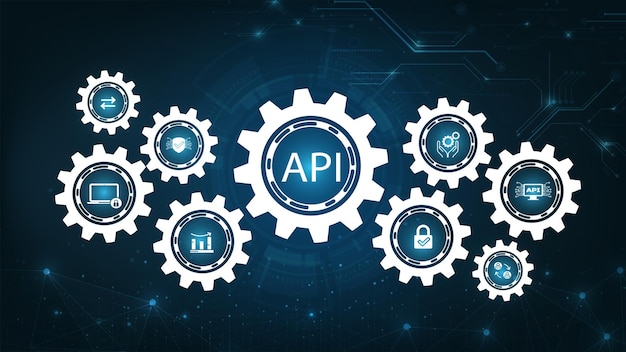Vector application programming interface api software development tool information technology modern t
