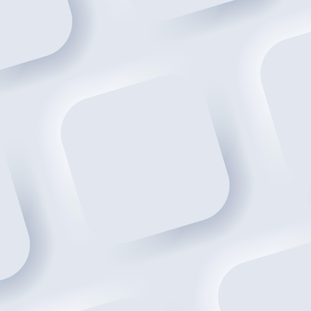 Vector application realistic blank set template mockup. neumorphism background. neumorphic ui ux user interface.