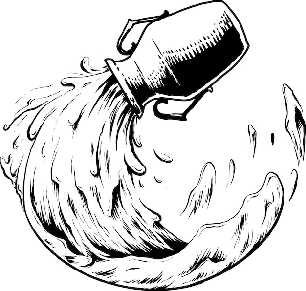 Vector aquarius pot