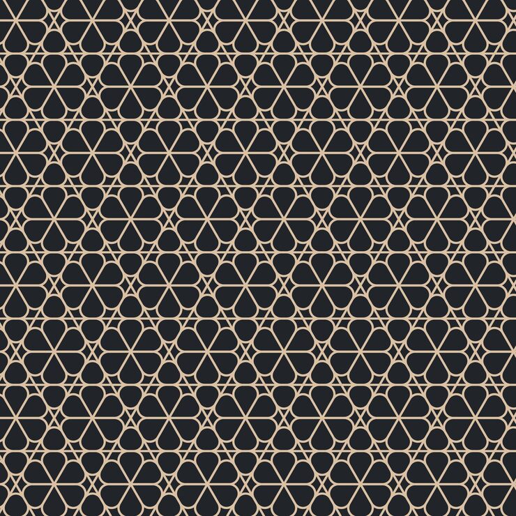 Arabic and geometric pattern design