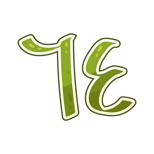 Vector arabic number 64