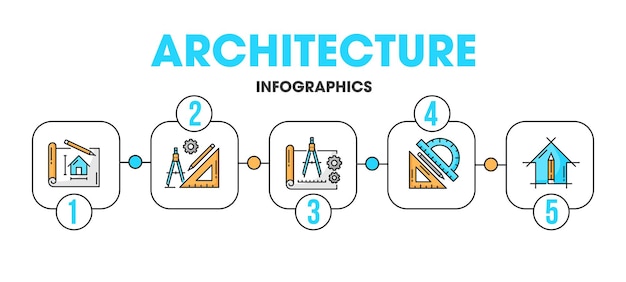 Vector architect development renovation interior design