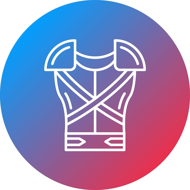 Vector armor icon vector image can be used for online game