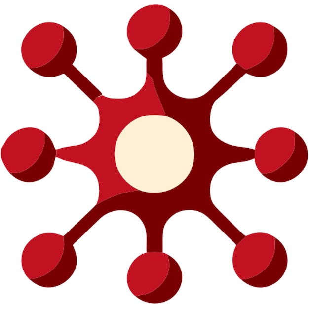 Vector array with dynamic moving particles node molecule structure science and connection concept icon