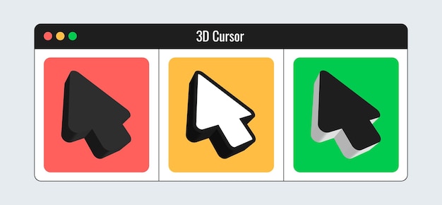 Vector arrow icon set vector premium design