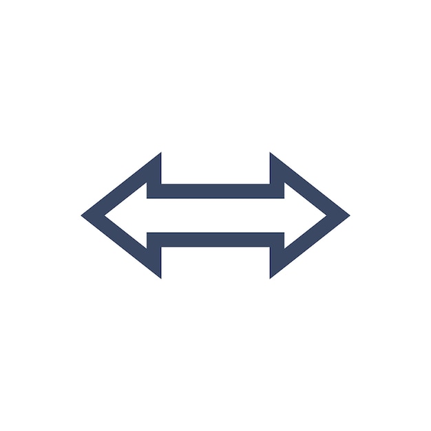 Vector arrow symbol icon vector template