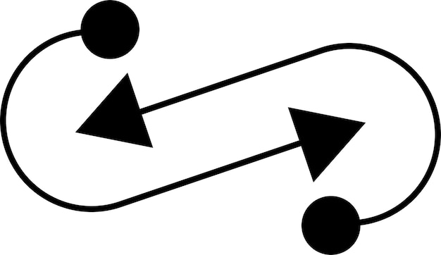 Vector arrows vector icon.