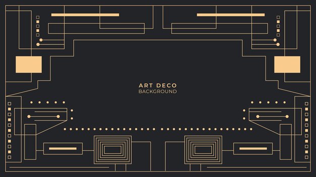 Vector art deco background