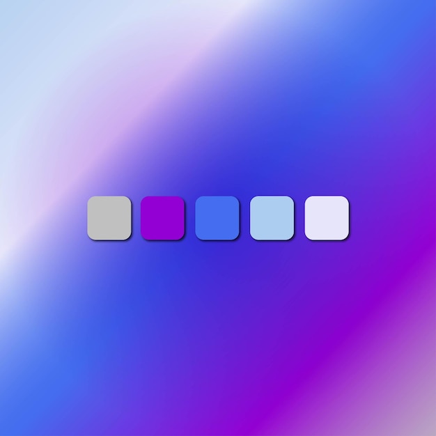 Vector art illustration gradient background color pallet blue