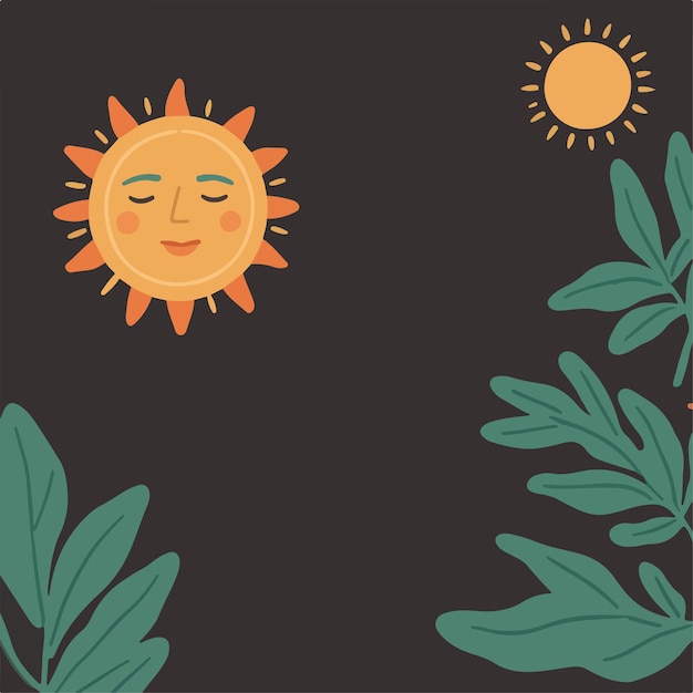 Vector art and illustration of sun perfect for design
