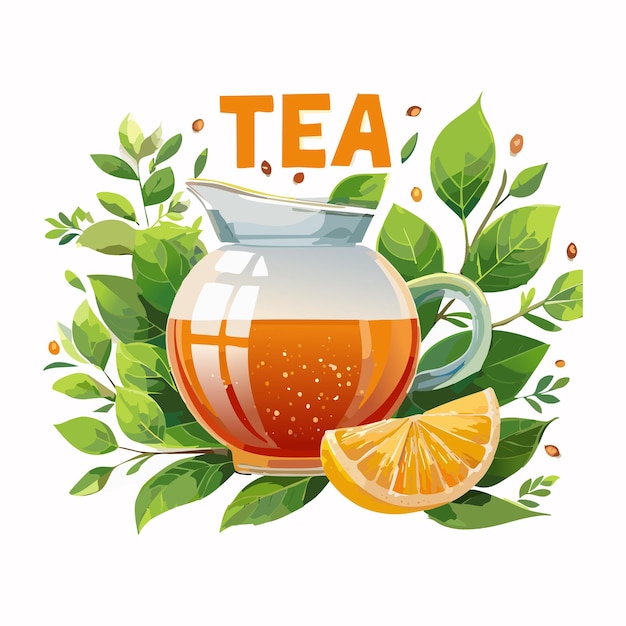 Vector the art of tea