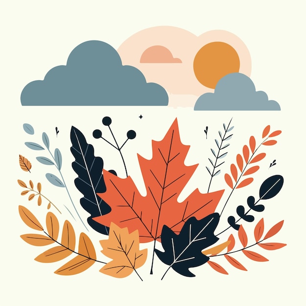 Vector autumnthemed images