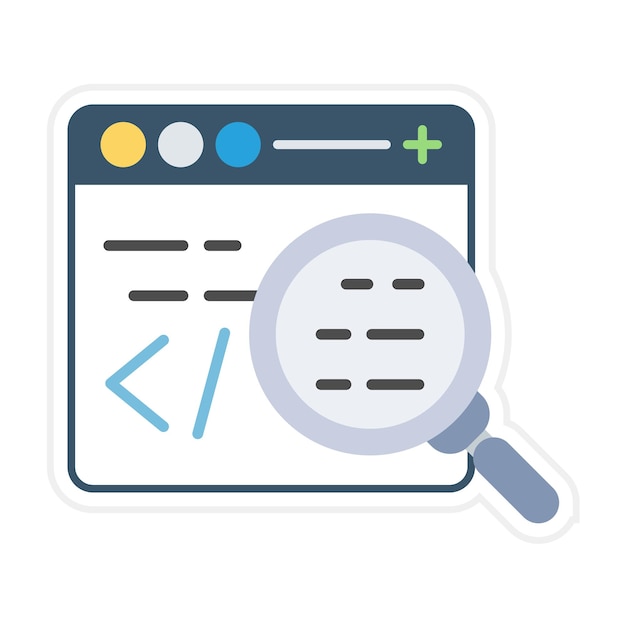 Vector backend development vector icon can be used for computer programming iconset