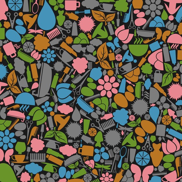 Vector background spa