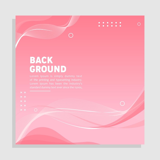 background with abstract waves vector