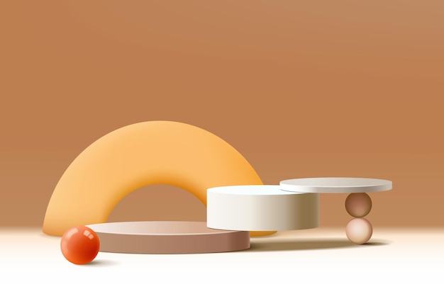 Vector backgroundpodiumpresentproduct10