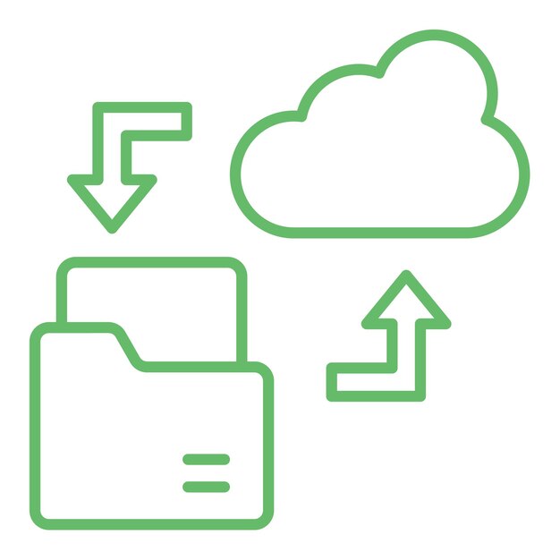 Vector backup copy icon
