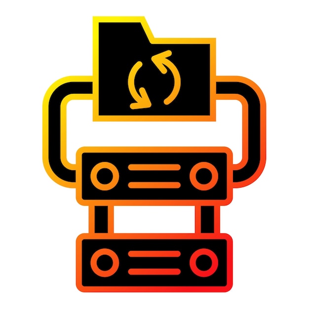 Vector backup icon