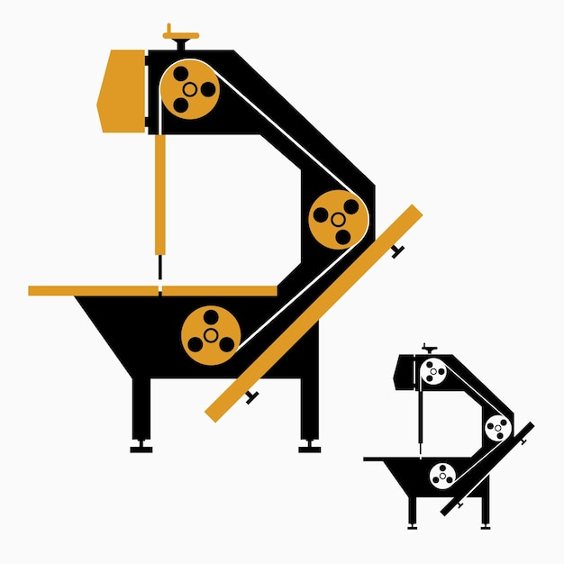 Vector band saw cutting machine
